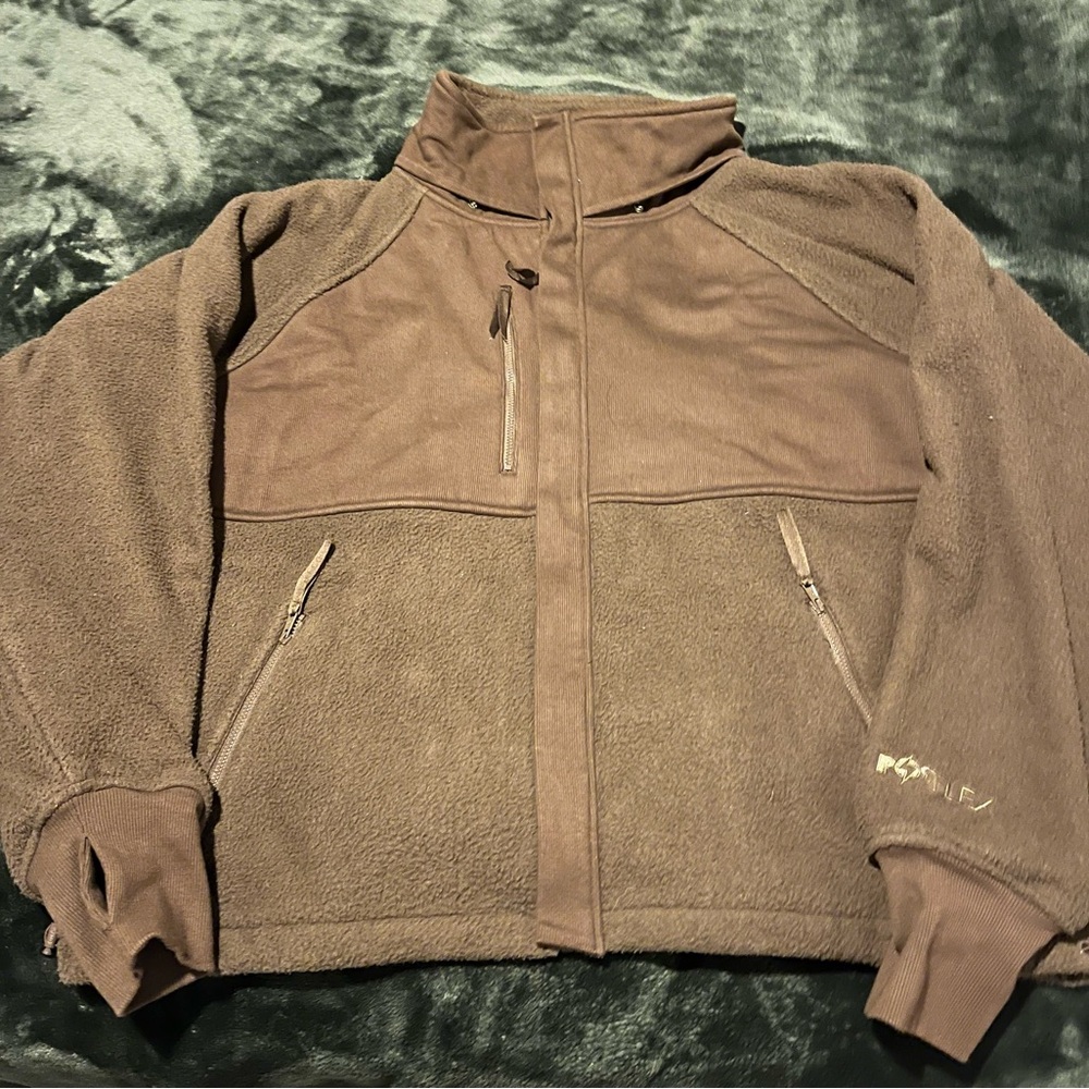 POPFLEX Find your inner fleece jacket in Chocolate - Picture 4 of 13